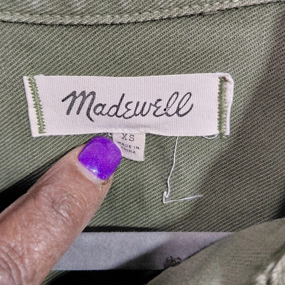 Madewell Olive Jean Jacket - Picture 4 of 5